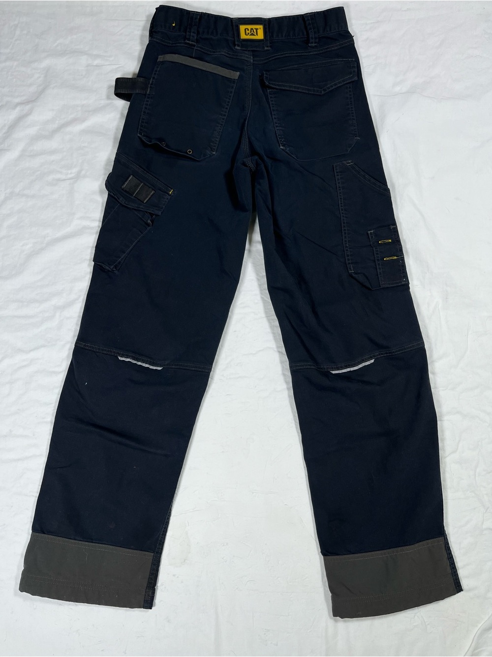Caterpillar CAT Men’s Work Pants 28X34 Black Gray - Picture 13 of 16
